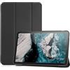 ProCase Custodia per Nokia T20 10.4 pollici 2021, Custodia Rigida Trifold Smart Cover per Tablet Nokia da 10,4 TA-1392 TA-1397 TA-1394 Versione 2021, Auto Svegliati/Sonno -Nero