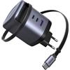 UGREEN Nexode 100W Caricatore Retrattile USB C GaN Alimentatore Rapido | 3 Puertos PD 3.0 PPS 45W Compatibile con MacBook Air iPhone 17 Pro Max Air 16 15 14 13 Galaxy S26 25 24 Pixel 10 Pro iPad