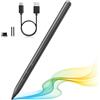 Zspeed Surface Pen for Microsoft Surface Pro 9/8/X/7/6/5/4/3, Go 3/2/1, Book 1/2/3, Surface 3, Studio 1/2, MPP 2.0 Stylus Pen 4096 Pressure, Tilt, Palm Rejection, Magnetic, USB-C Charging/Grey