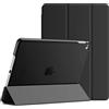 JETech Custodia per iPad Air 2, Nero | Cover Retro Traslucido Sottile, Supporto Tri-Pieghevole, Auto Svegliati/Sonno, Antiurto