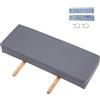 Generic Estensione per Lettino Da Massaggio Supporto in Schiuma Cuscino Poggiapiedi Prolunga Ergonomica per Comfort Extra Adatto per Centri Benessere E, Grigio