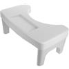 KOCKSHION Sgabello Design Minimalista e Funzionale in Pp Piedini Antiscivolo e Facile da Pulire per Postura Accovacciata Comoda per Wc da Bagno per Adulti