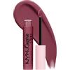 NYX Professional Makeup Lip Lingerie XXL, Rossetto liquido Matte a lunga tenuta, Formula vegana, Bust-ed