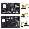 TOUCAN RC HOBBY Smontato KIT 1/14 LESU RC Escavatore Idraulico PC30 Metallo Mini Digger Modello