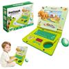 QUUGAR Giocattolo per computer portatile per bambini,con luci e effetti musicali | Computer educativo per bambini,Tastiera ABC Giochi educativi,Regalo per bambini da 2 anni a 5 anni