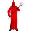 W WIDMANN MILANO Party Fashion - Costume da diavoletto per bambini | Cappotto con cappuccio e maschera per un costume da inferno, Halloween, Carnevale e feste a tema