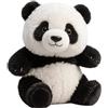 Generico Panda Peluche Morbido Pupazzo, Soffice Compagno Rilassante | Morbido Pupazzo Panda Per Bambini Ornamento Da Tavolo Collezione Decorazione Ragazze Soggiorno Camera Da Cameretta