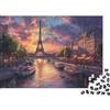 6N2X9A4S Panorama di Parigi puzzle di carta 1000 pezzi per adulti Puzzle educativo città Parigi Allenamento mentale sollievo dallo stress decorazione 70x50cm/1000pcs