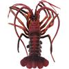 Hemobllo Figura Aragosta Realistica in Plastica Rossa per Acquario | Riproduzione Marina Dall'aspetto Naturale, Texture Superficiale Chiara, Decorazione per Tavolo, Ristoranti e Feste Tematiche