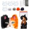 Hotainoys Kit Therian, Design a mezza faccia vuota, per Cosplay di Halloween, Kit maschera Therian