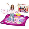 Rodzon Tappetino da Ballo Musicale, Giocattolo Bambini 3+ Anni con 9 Demo e modalità Piano, Volume Regolabile, Regali Compleanno Natale