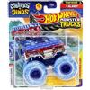 Hot Wheels Monster Trucks Sharks vs Dinos, collezione di veicoli pressofusi in scala 1:64, edizione 2025 (allarme 6/8 Team Shark 5)