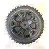 TOYSCAR Ruota Anteriore Completa per Auto Elettrica per Bambini Jeep Rubicon 12V Cerchio e Pneumatico in Plastica