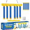 ASQzhuLIWing Catching Sticks Game Reaction Training Drop StickGame Giochi di Cattura di Bastoni 3 Falling Speeds Adjustable Drop It Catch It Win It Game Giochi Interattivi al Chiuso per Adulti