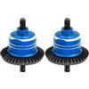 RcThjia Set di 2 differenziali in acciaio per tubi Traxxas Slash Rustler Stampede | Anteriore posteriore 45# acciaio Diffs per Traxxas Slash, Rustler, Stampede, Hoss 4x4 Vxl e F-150; sostituisce 5381