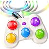 Generico Handheld Electronic Games, Portable Rhythm Game with Sound Lights, Fun Play | Educational Educational Toys Girls Ages 3+ Birthday Party Home Classroom Outdoor Travel 8.9x5.91x1.85 inches
