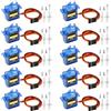 Queta Micro Servomotore 10 Psc SG90 9G per Telecomando RC per Aereo Robot Elicottero Robot