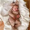 kgniess me Bambole Reborn Femmina Bambole Reborn Originali Realistiche Reborn Baby Bambole Sembra UN Vero Bambino Chiuso Occhi Ragazza 20 pollici