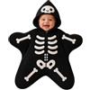 Meaunzyl Vestito Zucca Neonato, Baby Starfish Carino Halloween Costume Neonata,0‑12M | Costume da zucca caldo Footie con cappuccio Star pagliaccetto zip up all-in-one accogliente party loungewear neonati