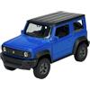 Generisch Welly Modello Auto Compatibile con 2018 Suzuki Jimny 4 Blu 1/34-1/39 Metal Model Auto The Cast Nuovo in Scatola 43810