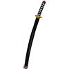 FIESTAS GUIRCA | Sciabola Giapponese con Fodero (73 cm) - Accessorio Costume Ninja Samurai Spada Finta per Carnevale Halloween Cosplay Arti Marziali - Adulto Bambino - Argento Nero