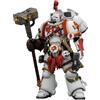HiPlay JOYTOY Warhammer 40K Edizione Gioco White Scars Campione Intercessore d'Assalto con Martello del Tuono e Pistola Bolter (JT04407) Figura d'Azione Scala 1/18