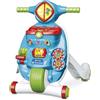 Clementoni Baby - Valentino Draghetto Scooterino 2 in 1, Primi Passi Bambino 9 Mesi, Gioco Prima Infanzia Cavalcabile e Centro attività Elettronico, Insegna Lettere e Numeri, Made in Italy, 19579