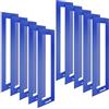 POPPSTAR Cornice magnetica calamitata con chiusura magnetica, blu, 10 pezzi