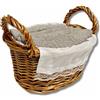 S&G PDA Set 4 Lavette Spugna Sienna cm.30x30 con cestino vimini (Tortora)