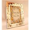 Generico NOZZE D'ARGENTO 25° ANNIVERSARIO DI MATRIMONIO CORNICE PORTAFOTO ARGENTO PVD cm25x20x2 L'ALBERO DELLA VITA PER FOTO cm18x13 -> TUO IN 24/48 h