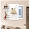 GAOXIAO Coperchio Decorativo Pannello per Quadro Elettrico, Copri for Quadro Elettrico Copertura for Contatore di Luce Scatola di Distribuzione Contatore Flip Nascondi White 50 x 40cm