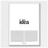 Treccani Emporium Poster - Idea 30X40 Linea Definizione