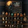 Generic 31 Notti di Paura - Scatola Conto alla rovescia di Halloween con Statuette, Calendario dell'avvento di Halloween, Confezione Regalo 2026, Mini Decorazioni e ciondoli da Appendere, Figure Horror da