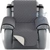 Miecoae Fodera per Poltrona Reclinabile Universale Poltrone Copertura Copripoltrona Con Braccioli Reversibile Copri Relax Antiscivolo, Antigraffio, Antimacchia Salvadivano(2148,1 SEATER-S 56cm)
