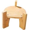 Folpus Supporto per Dispenser Di Bevande Base Rotonda Artigianato Stabile Pratico Supporto per Dispenser Di Bevande in Legno per Bottiglie Di Piccole Dimensioni Con Diametro Inferiore a 17 Cm