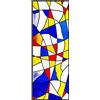 Siunwdiy Pellicola per Vetri Autoadesiva, Adesivo per Finestra in Vetro Smerigliato 3D Privacy Tende per Finestre in Vinile Decorativo Opaco Statico Anti-UV,A,30x90cm