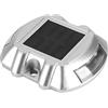 Sorandy Luce Solare in Fusione di Alluminio, Luce da Percorso per Esterni a 6 LED, da Pannello Solare con Design da Percorso, Ideale per Vialetto, Strada, Cortile e Giardino (lampo bianco)