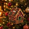 HiGropcore Diamond Painting di Natale, 3D, villaggio di Natale, casa di Natale | Diamond Painting per adulti, fai da te, motivo: città di Natale, decorazione per albero di Natale, dipingere con i numeri