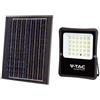 V-TAC Kit pannello solare e proiettore led 2400 lumen 4000K IP65 VT-55300-6971