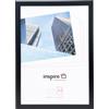 Hampton Frames OXFORD OXF3042NG-2 cornice portafoto A3 30x42 cm in plexi nero effetto legno MDF, set 2 pezzi, montaggio parete orizzontale o verticale
