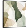 OnlyWow© Stampe Su Tela Con Cornice Poster Grande Muro Canvas Decorazione | 90x90 cm Elegante Dipinti Bellissimi Wall Decori Stanza Ufficio Quadri Da Design Japandi - Astratto - Verde