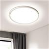 EASY EAGLE Plafoniera LED Soffitto 36W 4000K 3240LM, Pannello Lampada da Soffitto Rotonda IP44 Lampadario Moderna per Camera Cucina Bagno Garage Ultra Sottile Ø30x2.4cm