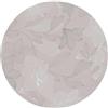 SpazioTessile Completo Letto Set Lenzuola Rotondo Fiori 100% Cotone Motivi Floreali (Lilly Tortora, Diametro 220)