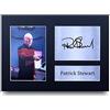 HWC Trading Patrick Stewart A4 Senza Cornice Firmato Regalo Visualizzazione Delle Foto Print Immagine Autografo Stampato Per Star Trek Tv Show Fan