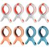 LYIMCHONG 8Pz Mollettoni Telo Mare, Molletta Grande, Mollette per Asciugamani da Spiaggia, Mollette Plastica, Clips Mollettoni per Asciugamani Spiaggia Lettini da Spiaggias Lenzuola Vestiti Piumoni