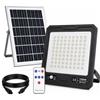 maryse Faretti Solari a LED da esterno 1000W con Pannello Separato, 324 LED, IP66 | 4500 Lumen, Batteria 10800 mAh, Telecomando Incluso, 3 Modalità, per Giardino, Cortile, Garage e Campeggio