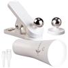 Lunartec lampada ricaricabile 3 in 1 da parete, a morsetto e portatile, 3 modalità di luce, bianca