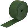 QUARKZMAN Elastico per Cucito, 2 10 Iarde Verde Militar Banda Elastica da Cucire Fettuccia Elastica Piatte, Alta Elasticità per Parrucche, Cintura, Pantaloni