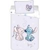 Jerry Fabrics Lilo e Stitch Baby lilla Set biancheria da letto reversibile con federa e copripiumino 100x135cm per bambini piccoli
