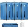 EULANT Sacchetti Sottovuoto Vestiti Viaggio Riutilizzabili con Pompa,3 Sacchi Sottovuoto da Viaggio per Valigia/Zaino, Impermeabile Organizer Valigia Compressione, Con Cerniera Ermetica IPX8
